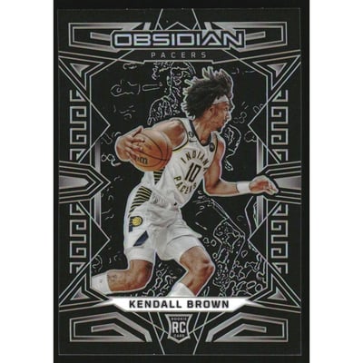 2022-23 Panini Obsidian #172 Kendall Brown