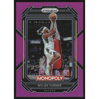 2022-23 Panini Prizm Monopoly Pink #35 Myles Turner