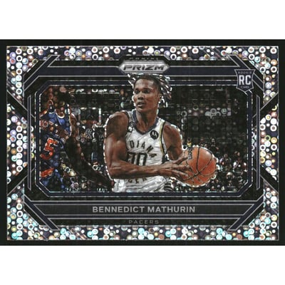 2022-23 Panini Prizm Rookie Variation Fast Break #254 Bennedict Mathurin