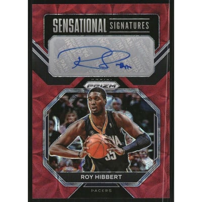 2022-23 Panini Prizm Sensational Signatures Prizms Choice #27 Roy Hibbert