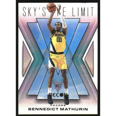 2022-23 Panini Recon Sky's the Limit #7 Bennedict Mathurin