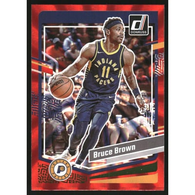2023-24 Donruss Holo Red Laser #183 Bruce Brown