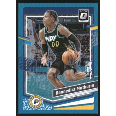 2023-24 Donruss Optic Aqua #122 Bennedict Mathurin