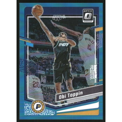 2023-24 Donruss Optic Aqua #17 Obi Toppin