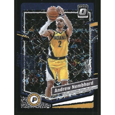 2023-24 Donruss Optic Black Velocity #3 Andrew Nembhard
