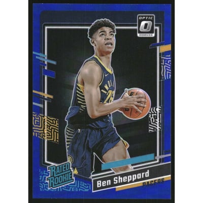 2023-24 Donruss Optic Blue #221 Ben Sheppard RR