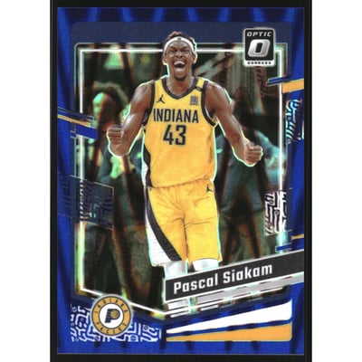 2023-24 Donruss Optic Blue Seismic #101 Pascal Siakam
