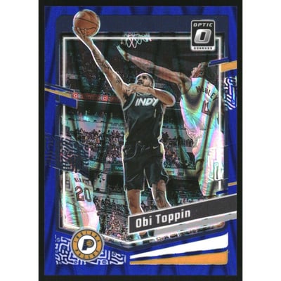 2023-24 Donruss Optic Blue Seismic #17 Obi Toppin