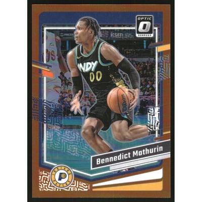 2023-24 Donruss Optic Orange #122 Bennedict Mathurin