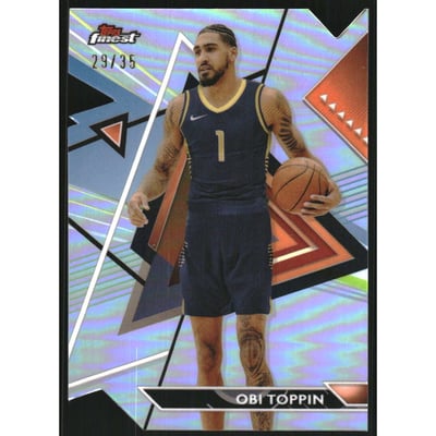 2023-24 Finest Die-Cut Refractors #125 Obi Toppin UC
