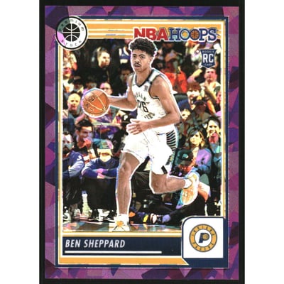 2023-24 Hoops Premium Stock Purple Ice Prizm #219 Ben Sheppard