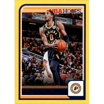 2023-24 Hoops Yellow #30 Tyrese Haliburton
