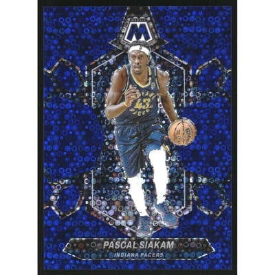 2023-24 Panini Mosaic Mosaic Fast Break Blue #6 Pascal Siakam