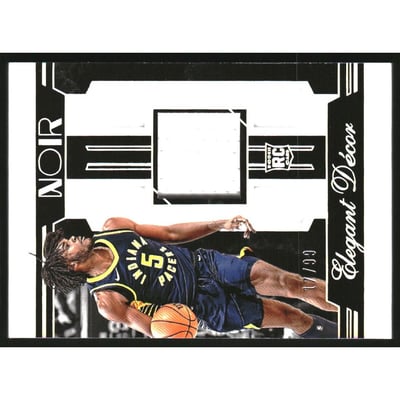 2023-24 Panini Noir Elegant Decor Rookie Jerseys #3 Jarace Walker