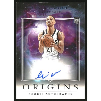 2023-24 Panini Origins Rookie Autographs #1 Isaiah Wong