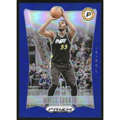2023-24 Panini Prizm Deca Prizms Blue #270 Myles Turner