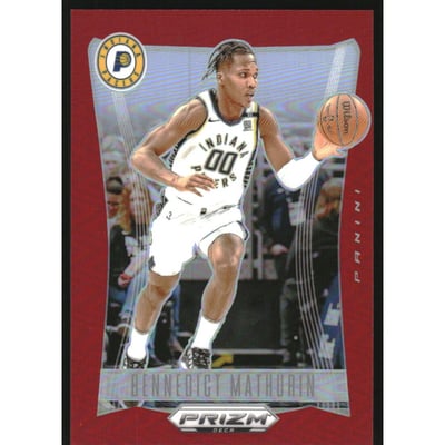 2023-24 Panini Prizm Deca Prizms Red #207 Bennedict Mathurin