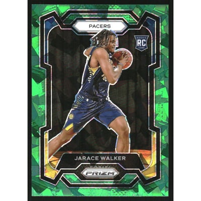 2023-24 Panini Prizm Prizms Green Ice #168 Jarace Walker