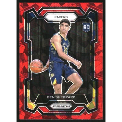 2023-24 Panini Prizm Prizms Red Ice #172 Ben Sheppard