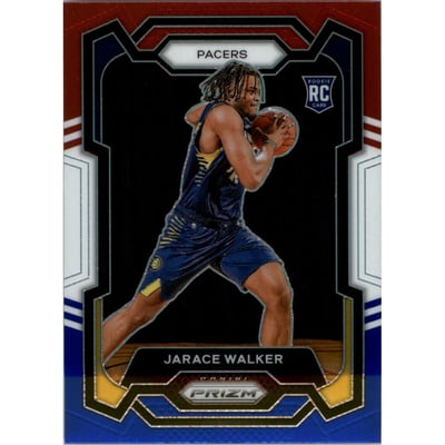 2023-24 Panini Prizm Prizms Red White and Blue #168 Jarace Walker