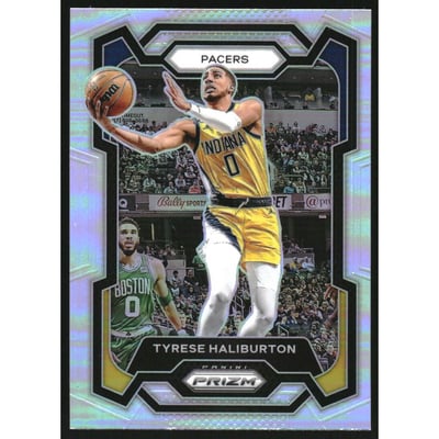 2023-24 Panini Prizm Prizms Silver #102 Tyrese Haliburton
