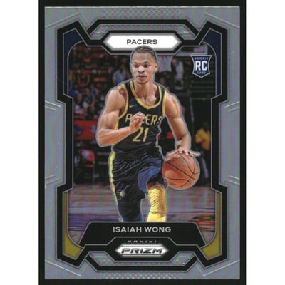 2023-24 Panini Prizm Prizms Silver #154 Isaiah Wong