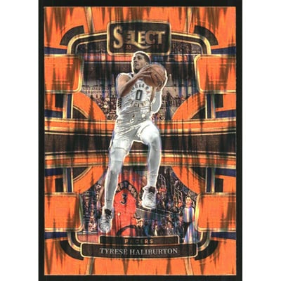 2023-24 Select Prizms Orange Flash #29 Tyrese Haliburton