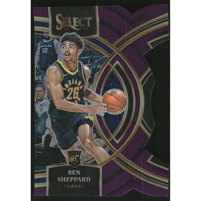 2023-24 Select Prizms Purple Die-Cut #105 Ben Sheppard