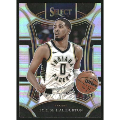 2023-24 Select Prizms Silver #372 Tyrese Haliburton