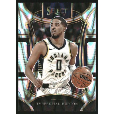 2023-24 Select Prizms Tectonic #372 Tyrese Haliburton
