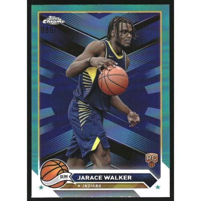 2023-24 Topps Chrome Aqua Refractors #151 Jarace Walker