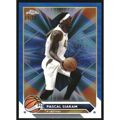 2023-24 Topps Chrome Blue Refractors #29 Pascal Siakam