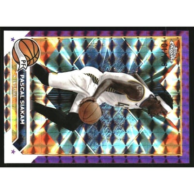 2023-24 Topps Chrome Purple Geometric Refractors #29 Pascal Siakam