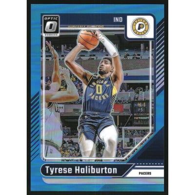 2024-25 Donruss Optic Aqua #215 Tyrese Haliburton