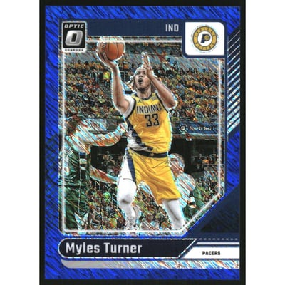 2024-25 Donruss Optic Blue Shimmer #111 Myles Turner