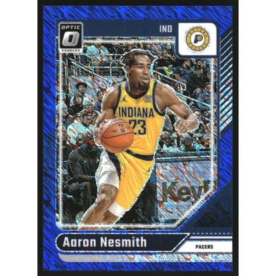 2024-25 Donruss Optic Blue Shimmer #132 Aaron Nesmith