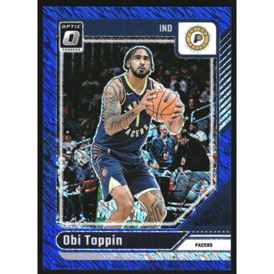2024-25 Donruss Optic Blue Shimmer #149 Obi Toppin