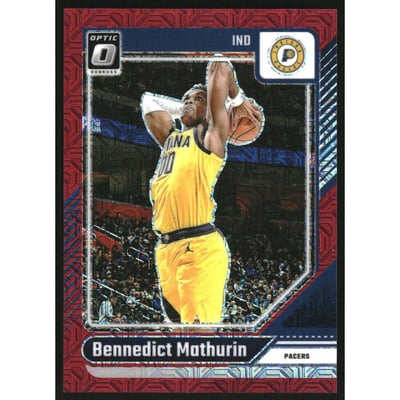 2024-25 Donruss Optic Choice Red #163 Bennedict Mathurin