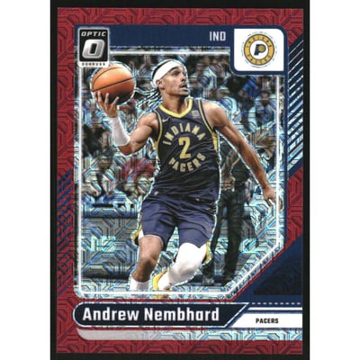 2024-25 Donruss Optic Choice Red #25 Andrew Nembhard