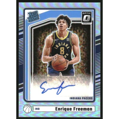 2024-25 Donruss Optic Holo #341 Enrique Freeman RR AU