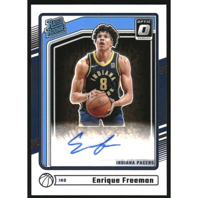 2024-25 Donruss Optic #341 Enrique Freeman RR AU RC