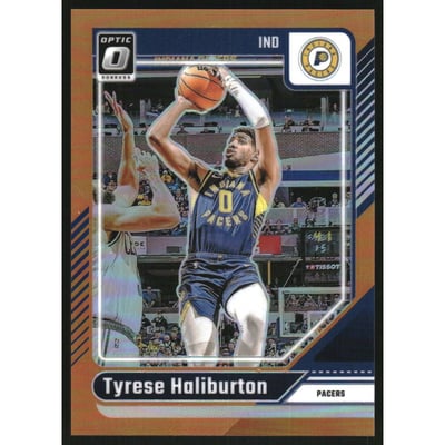 2024-25 Donruss Optic Orange #215 Tyrese Haliburton