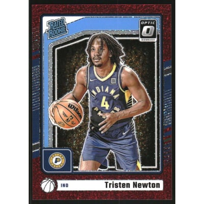 2024-25 Donruss Optic Red Glitter #285 Tristen Newton RR