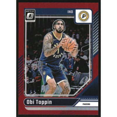 2024-25 Donruss Optic Red #149 Obi Toppin