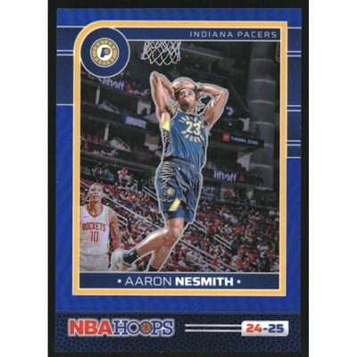 2024-25 Hoops Premium Prizms Blue #11 Aaron Nesmith