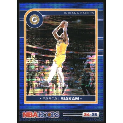 2024-25 Hoops Premium Prizms Blue Pulsar #71 Pascal Siakam