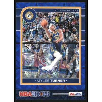 2024-25 Hoops Premium Prizms Blue Scope #29 Myles Turner