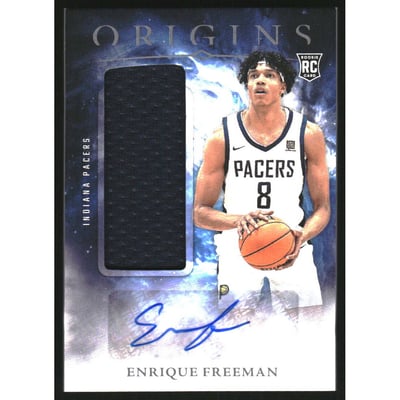 2024-25 Panini Origins Rookie Jersey Autographs #2 Enrique Freeman