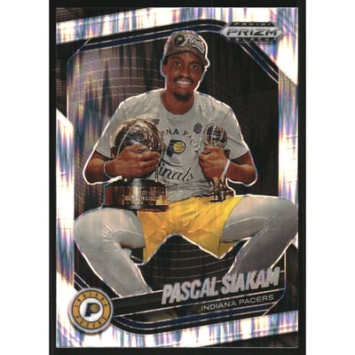 2024-25 Panini Prizm Black Prizms Skewed #101 Pascal Siakam