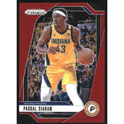 2024-25 Panini Prizm Prizms Red #62 Pascal Siakam